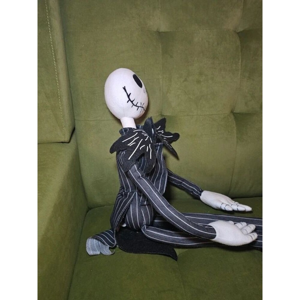 Disney Nightmare Before Christmas Jack Skellington 24" Poseable Plush Kcare - Picture 3 of 9